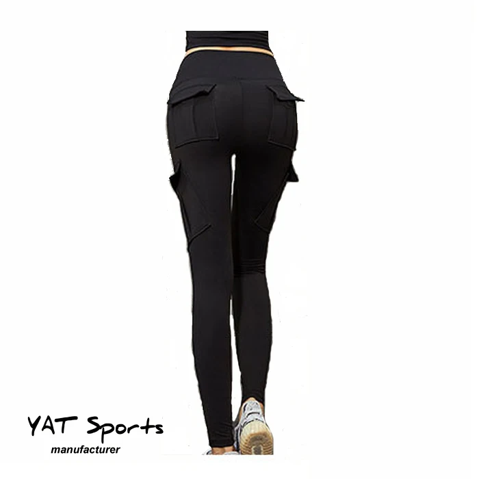 Women's Yoga Pants with Pockets  Cargo leggings, Sporty leggings, Yoga  pants with pockets