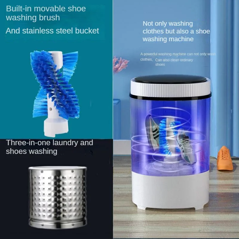 Semi-automatic Washing Machine with Large Capacity and Blue Light