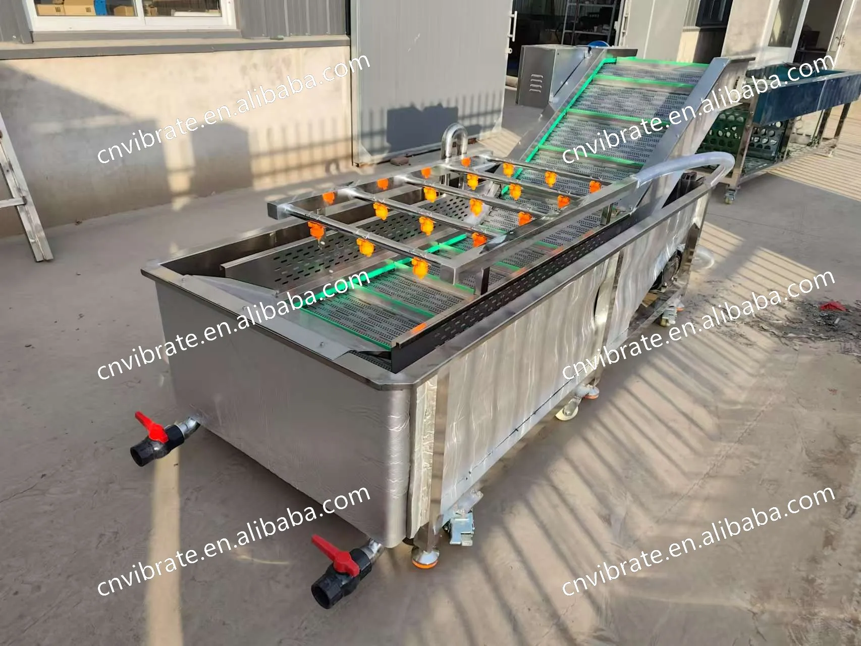VBJX Industrial Scale Automatic Tomato mango Avocado Kiwi Passion Fruit Vegetable Cleaning Cleaner Wash Washing Machine