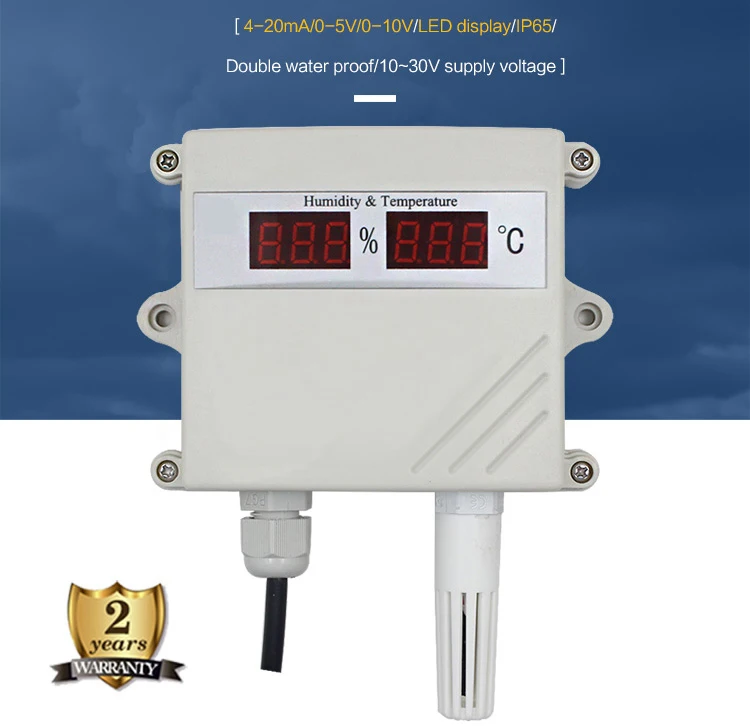 High Precision Digital Temperature Humidity Transmitter Temp and Humidity Sensor for Sale