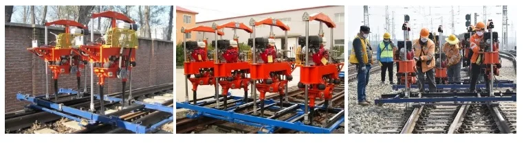 Hydraulic  Railway Ballast Tamping Equipment rail tamping machine for rail maintenance work