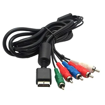 LBT Hot Selling AV Cable for PS2/PS3/PS3 Slim HDTV-READY TV HD COMPONENT AV CABLE 5-WIRE 1.8m