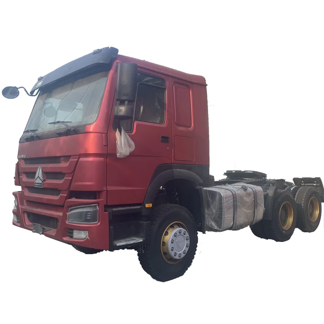 Originally from China's used Sinotruk Howo 420 horsepower 6X4 diesel heavy truck tractor