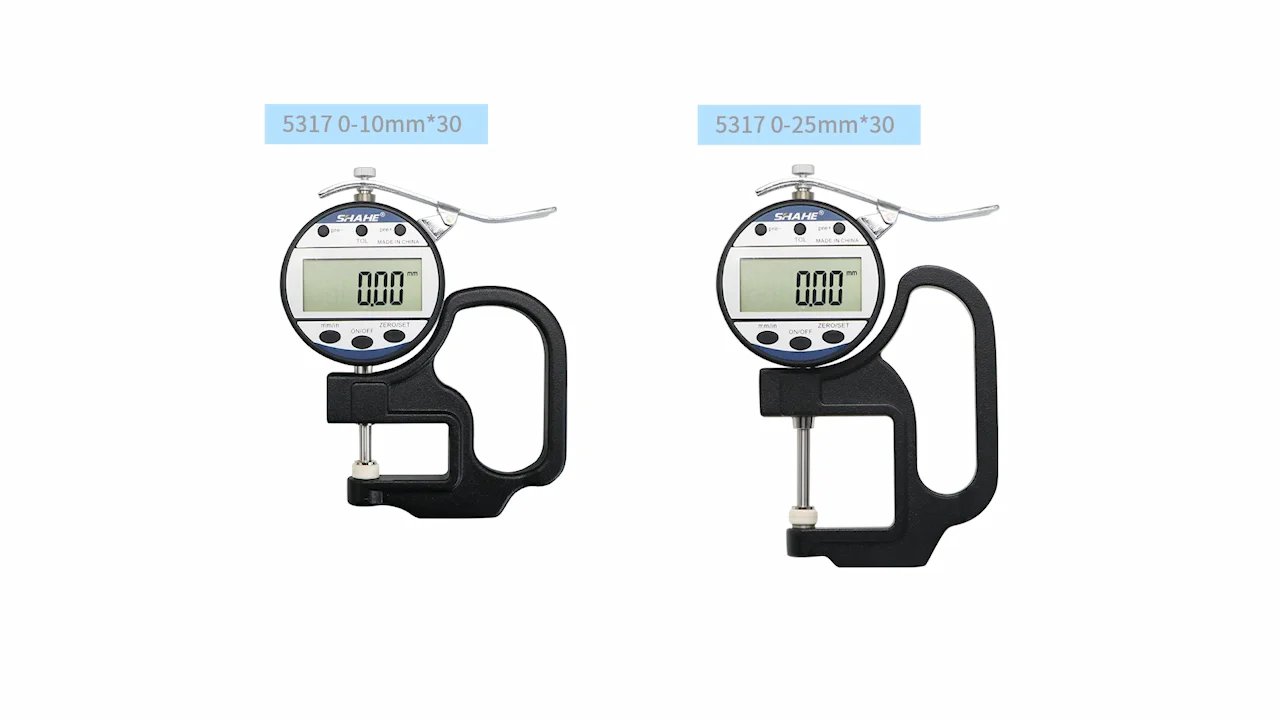 Shahe 025 Mm 0.01 Mm Digital Thickness Gauge Leather Thickness Gauge