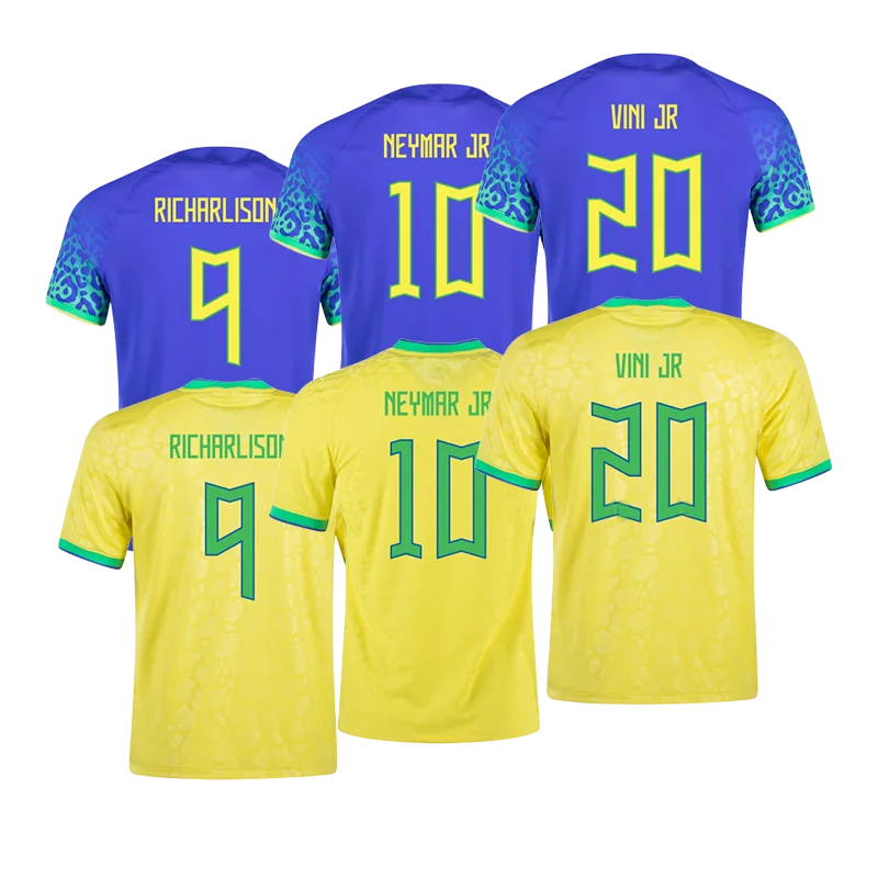 Source 2022 brazil soccer jersey size s-4xl football shirt NEYMAR