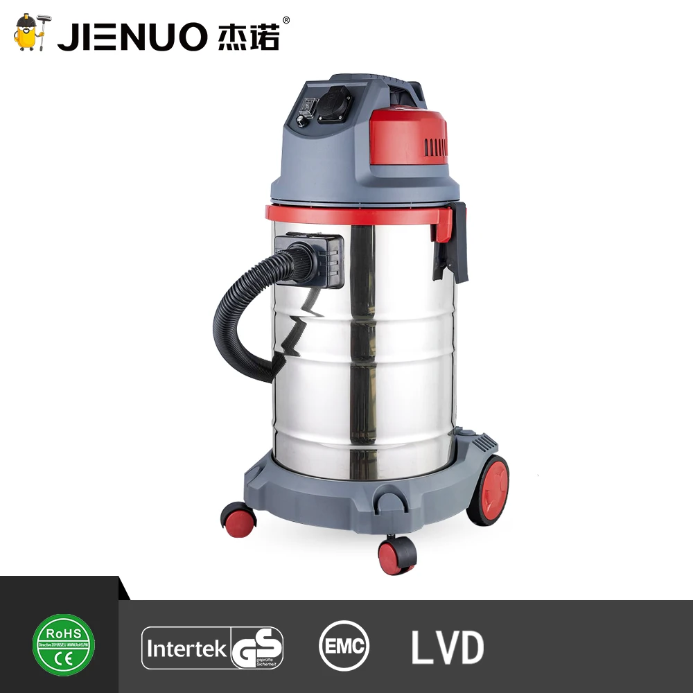 Aspirapolvere Industriale da Giardino Centrale da 30 Litri, 1400W, Grande  Potenza, per Solidi e Liquidi