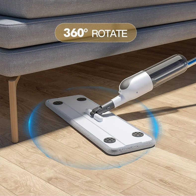 Automatic Water Spray Mop with Disposable Pads Non-woven Fabric Wipes for Floor Cleaning Mops