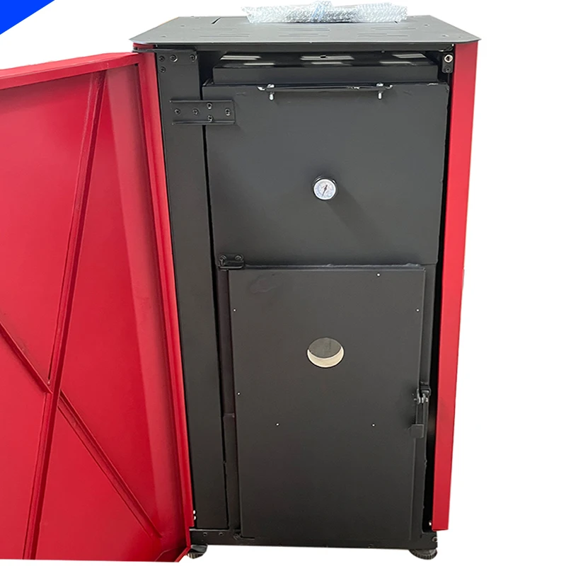 24kw Water Heating Hydro Pellet Stove  Pellet Stoves Boiler Wood Burning Feed Cast Iron Pellet Control
