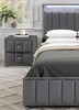 Dark Gray + Engineered Wood + Fabric