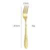 gold fork