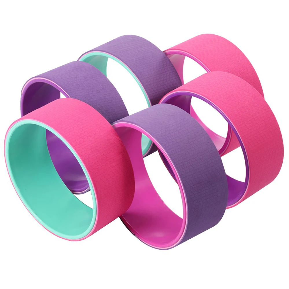 Оптовая продажа, спортивные аксессуары для йоги, материал ТПЭ, колесо для йоги, фитнеса