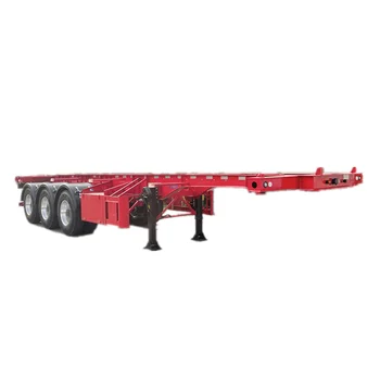 New And Used Chinese Container Carrier Chassis Skeleton Container Truck Trailer
