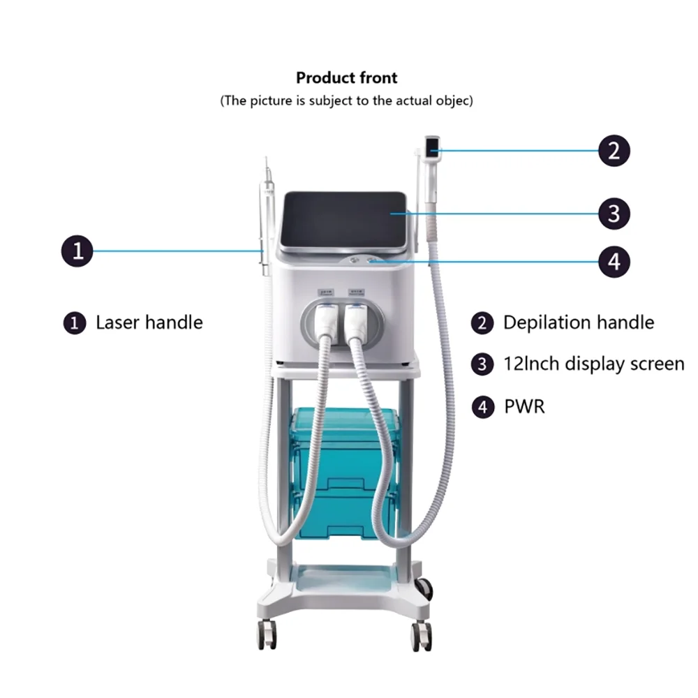 2 in 1 Pico Laser Tattoo and Hair Removal Machine