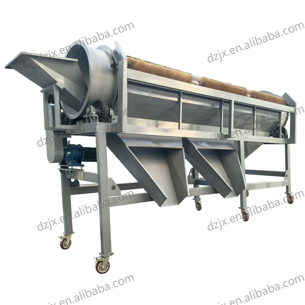 DZJX Rotary Screens Sieve for Compost/composteur Rotatif Vibrating Screen Sieving Machine/mini Trommel Black Solid Fly Drum