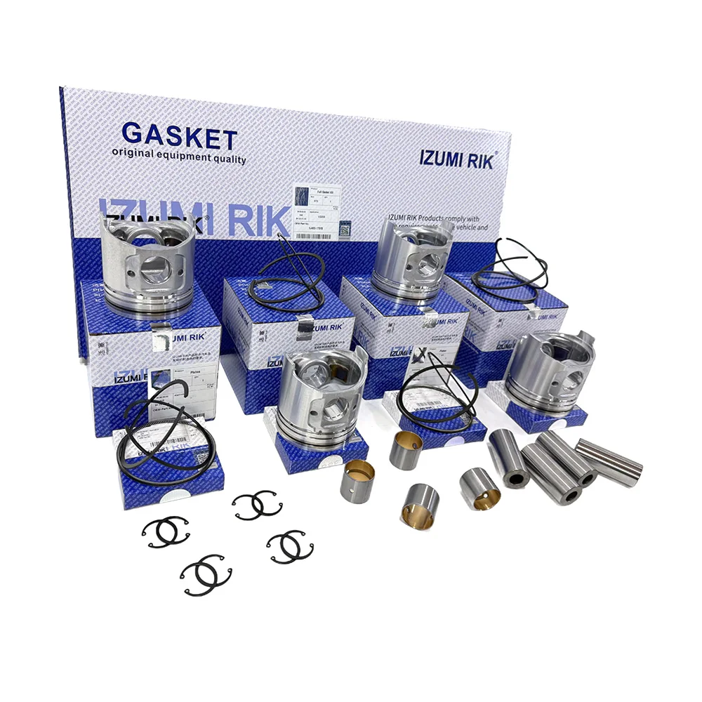 Replacement Engine Parts IZUMI RIK Piston & Piston Ring Set for Engine Parts ISD4.5