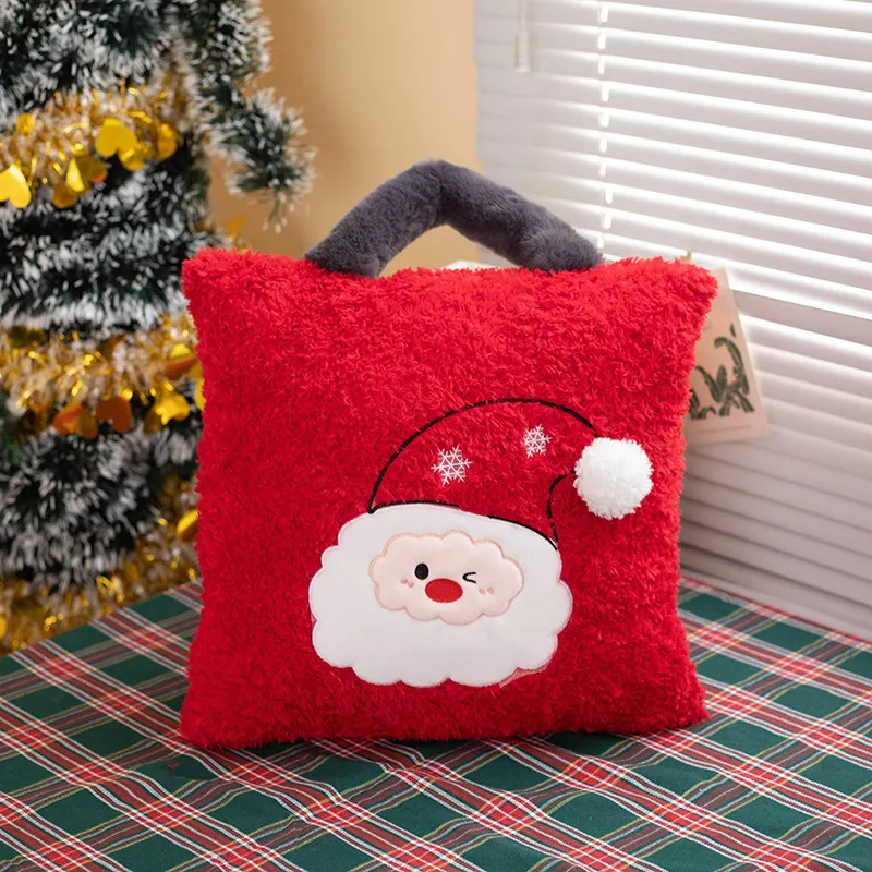 Aoyatex Cartoon Christmas storage Throw pillow living room sofa cushion bed pillow children's birthday Christmas gift factory