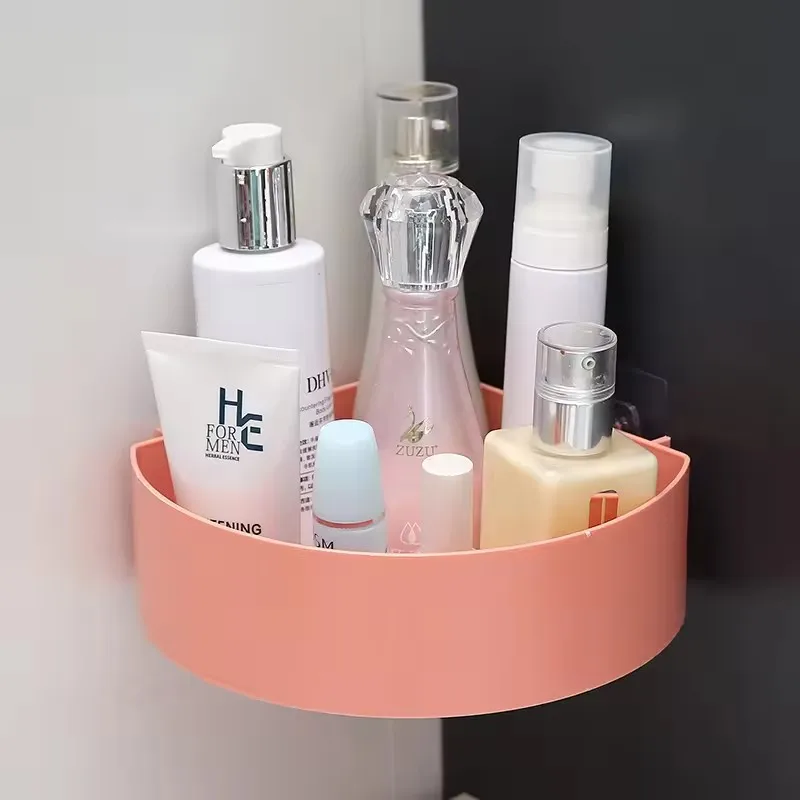 Hot Sale Wholesale Price Bathroom Shelving Wall Hanging Bathroom Perforation-Free Suction Cup Bathroom Storage Tripod