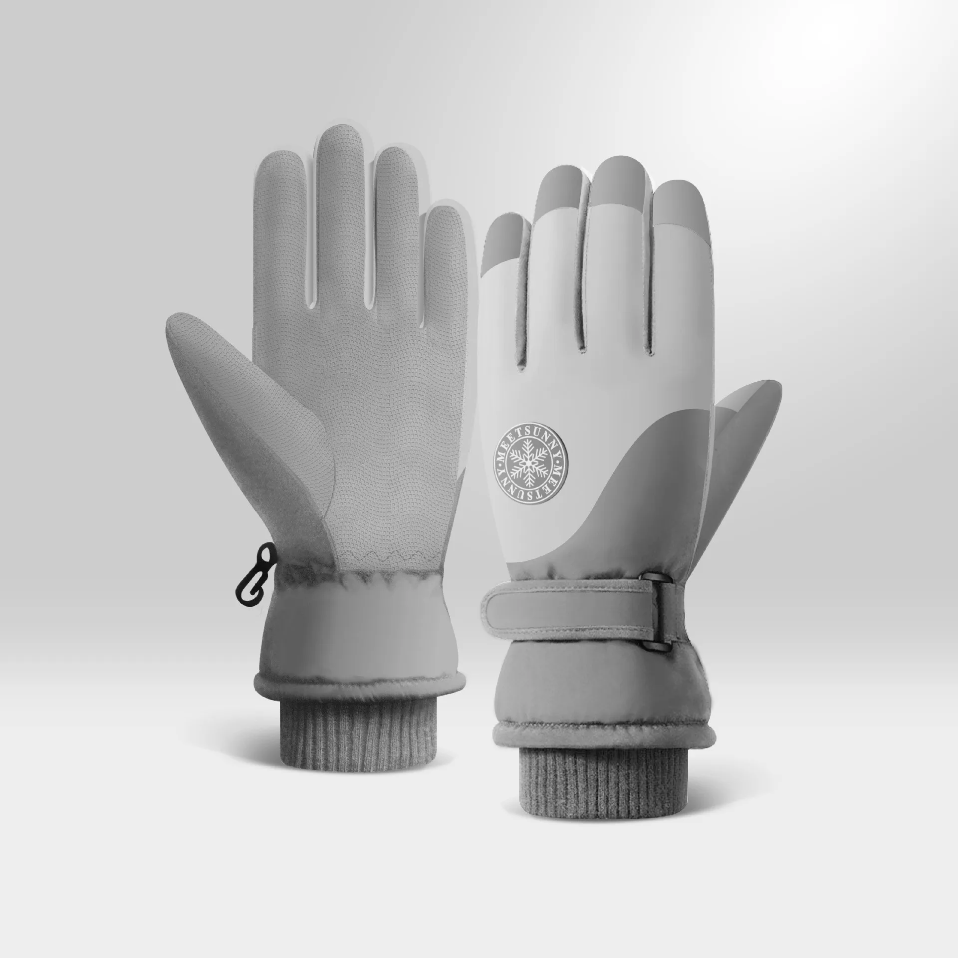 Colorful Custom Touch Screen Windproof Waterproof Snow Warm Winter Snowboard Gloves Ski for Women Man
