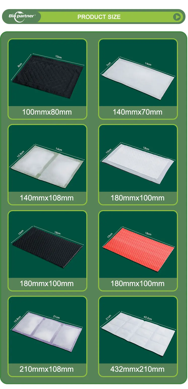 Oem Logo Disposable Moisture Absorb Poultry Fish Meat Tray Packaging