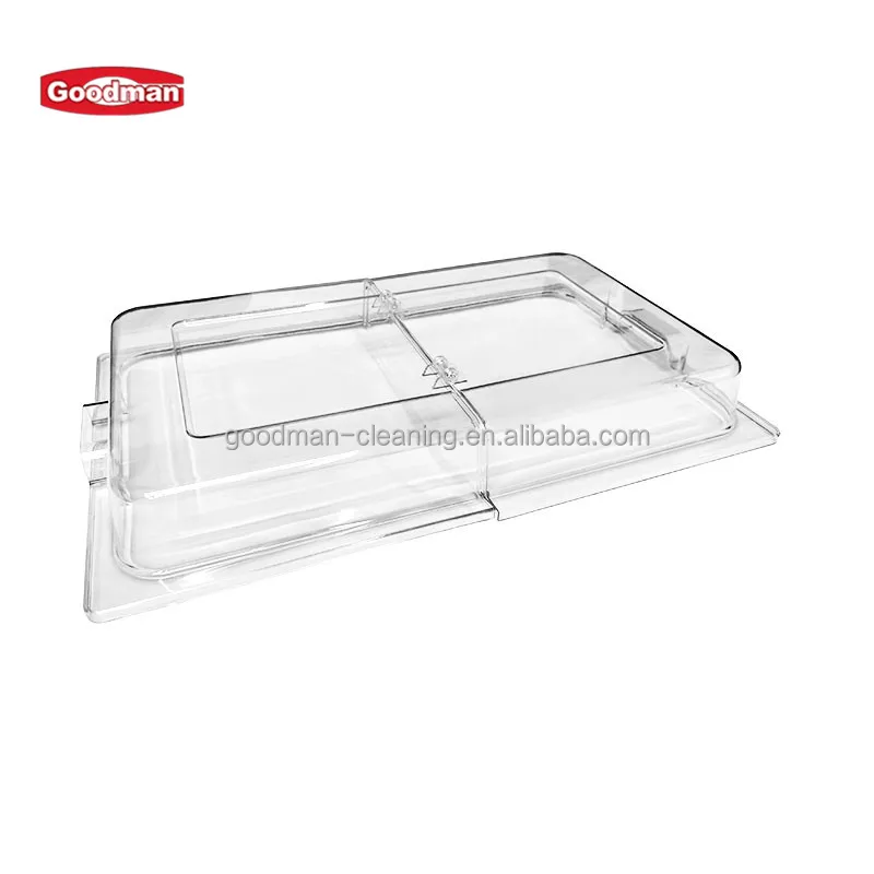 Unbreakable dustproof polycarbonate dessert tray display plate cookie stand covers plastic cake cover cake dome supplier