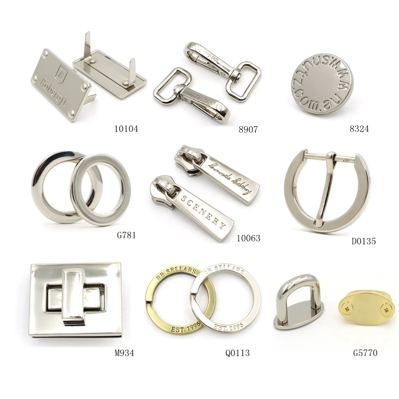 Handbag Hardware  Accessories Metal Handles Strap Connectors Bag Hardware