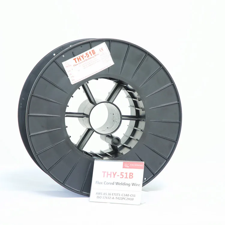 64 летней историей горячая Распродажа Тянь Jin & Stone Bridge THY-51B материалы для сварки AWS E71T1-C флюсовая сварочная проволока
