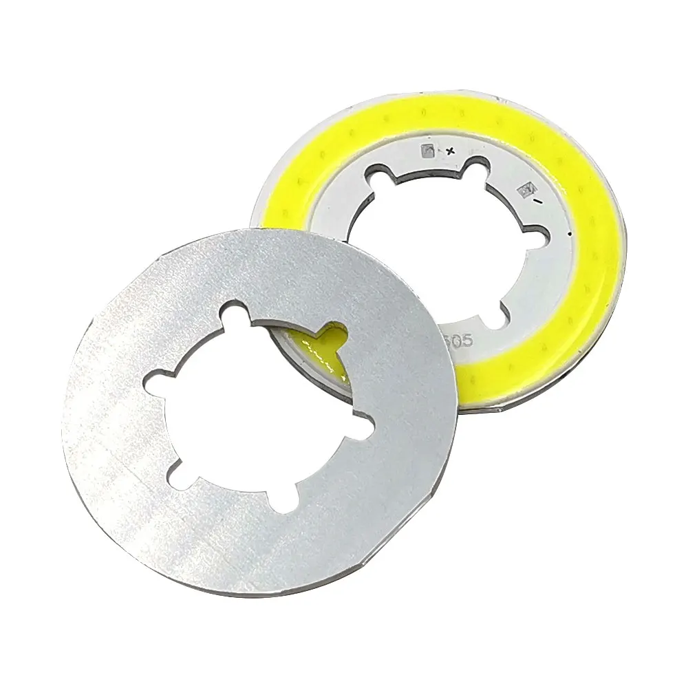 43mm Round COB LED Ring Light Chip for Flashlight Work Lamps Decoration Lighting 3W 5W 7W 10W LED Bulb Warm Day Cold White