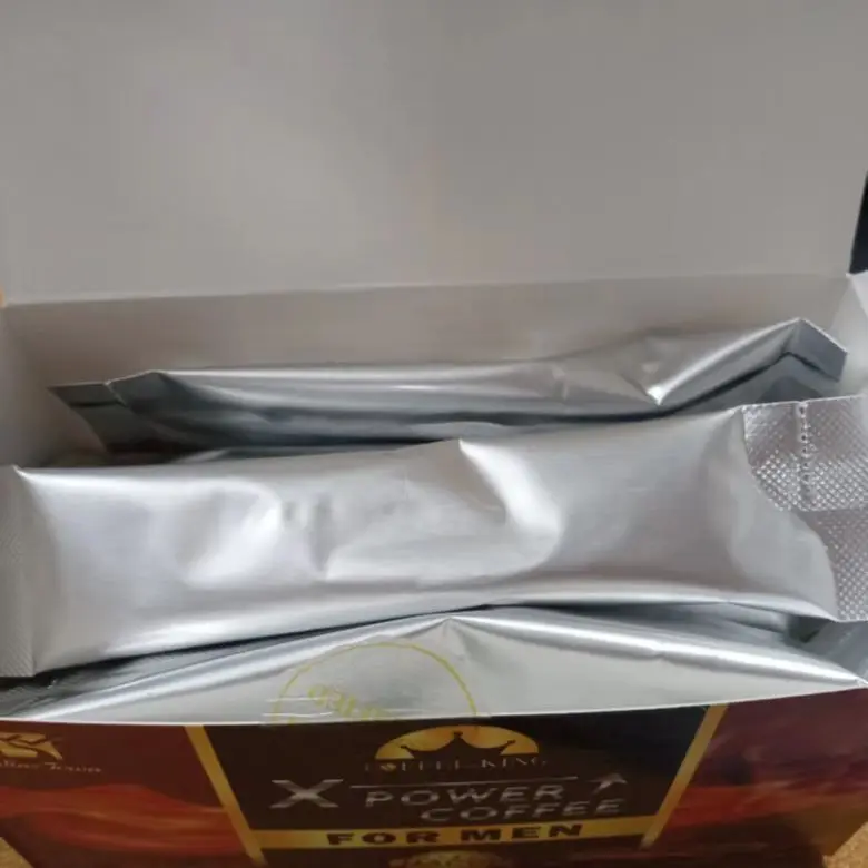 Custom Man Power Coffee Powder Male Vitality Tongkat Ali Private Label Instant Maca Black Energy Coffee for Men
