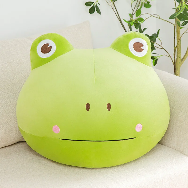 High Performance Custom Plush Frog Animal Toy Sofa Soft Cartoon Pillow Lazy Couch Bed