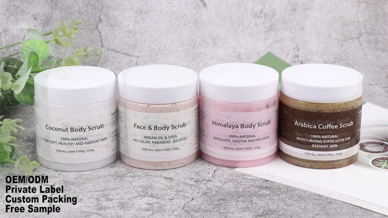 Korean Body Wash Ice Cream Scrub Avocado Shea Butter Himalayan Dead Sea Salt Whipped Men Fruit