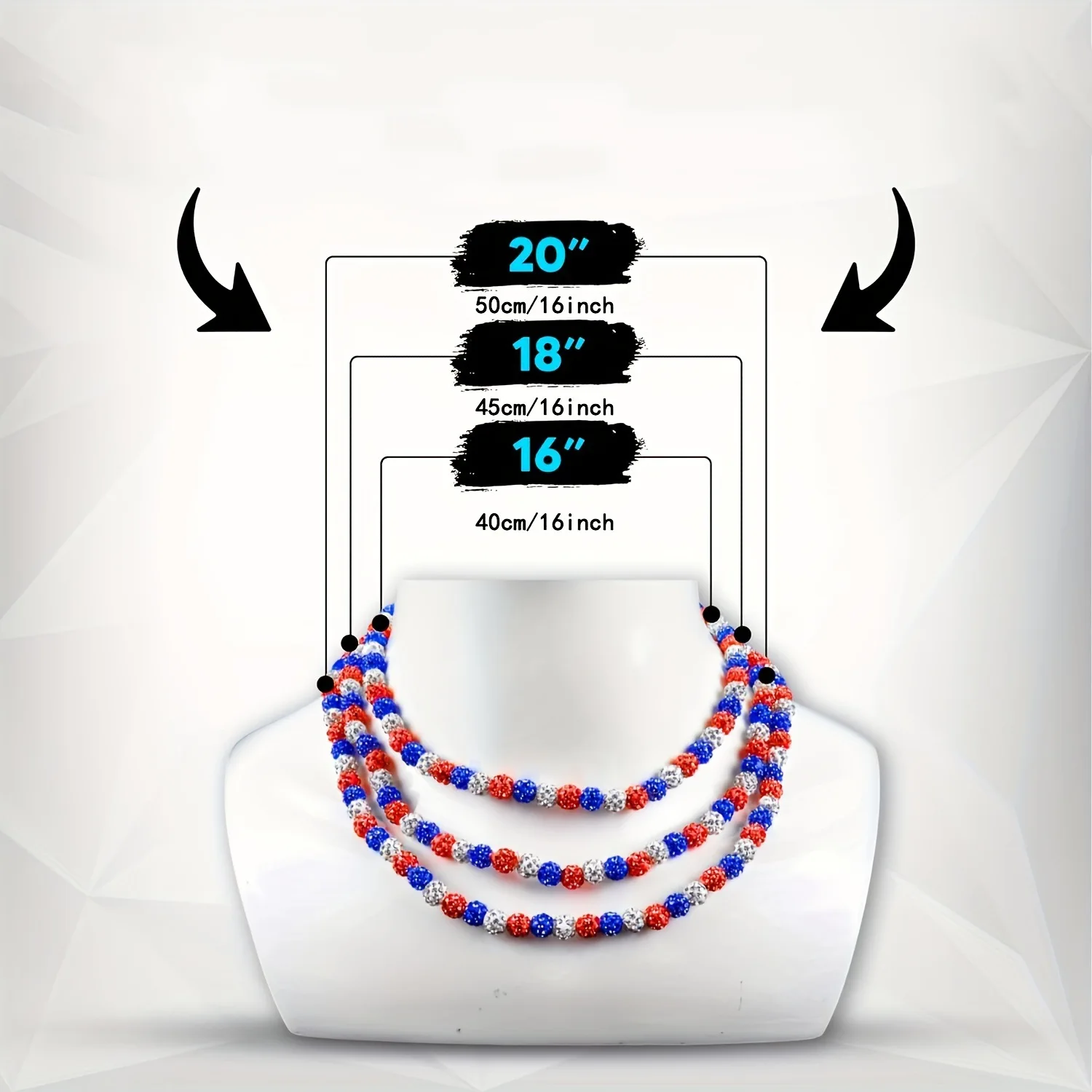 Hip Hop 10mm Colorful Round Disco Diamond Ball Necklaces 2024