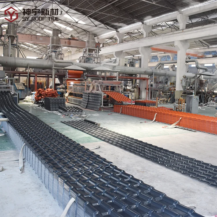 Chinese Pvc Plastic Roof Tiles Pane Color ASA Coated PVC Plastic Type of Roofing Sheets for Steep Slope Roof Supplier