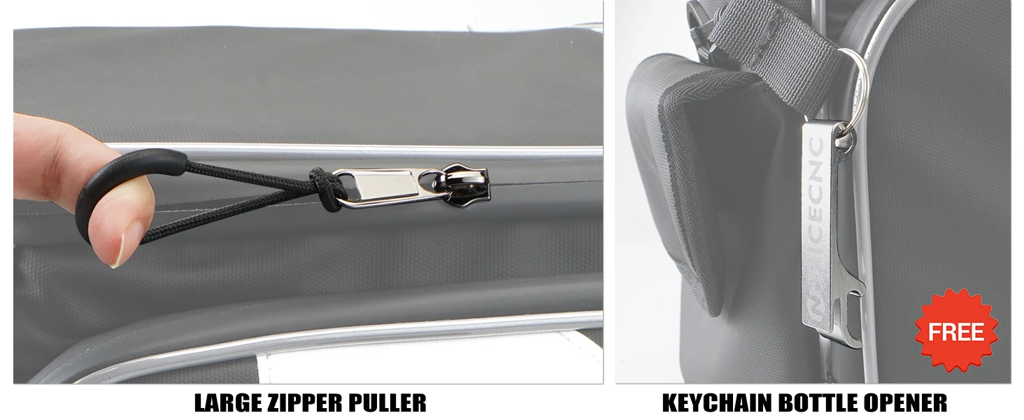 Nicecnc Motorcycle Hard Saddlebag Cooler Insulated Leakproof Saddle Bag