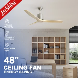 1stshine Ceiling Fan Durable Homestead Reversible Dual-use Quiet DC Motor Ceiling Fan with 6 Speeds Remote
