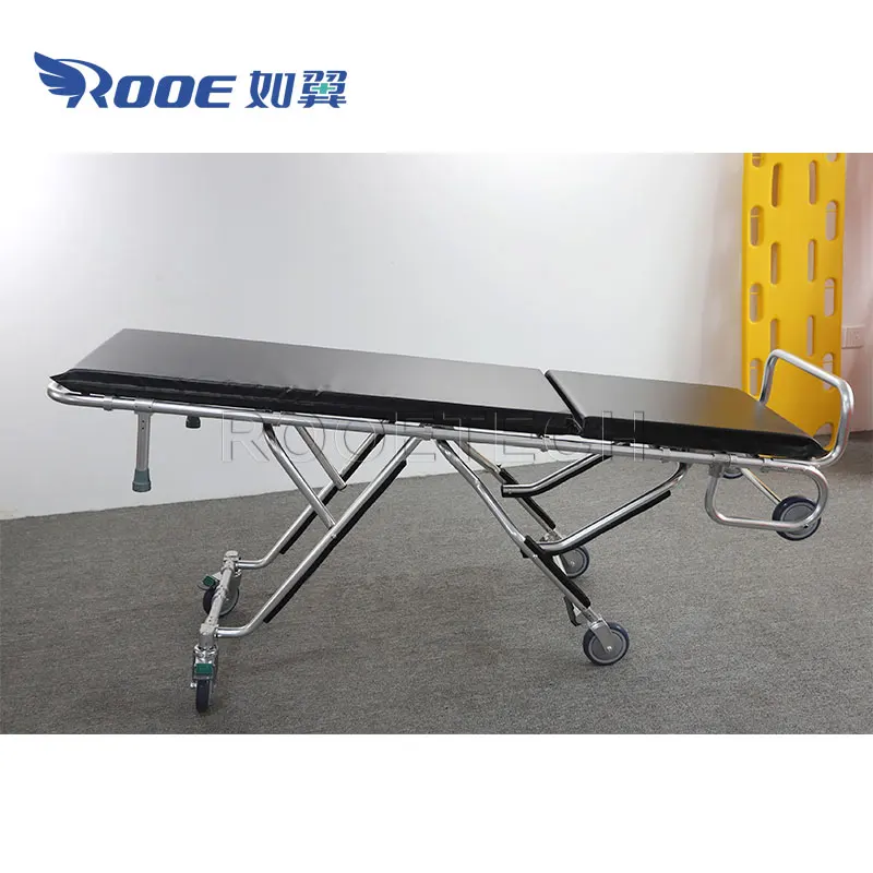 GA200E Funeral Supplies Mortuary Corpse Transport Trolley Stretcher With Multi-level Adjustment