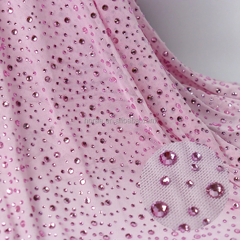 FB012 Popular Rhinestone Tulle Fabric Shiny Fantasy Baby