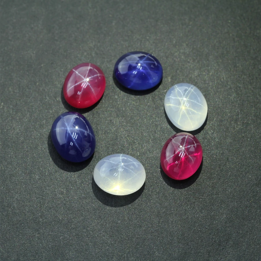 Buy Lab Created Synthetic Blue Star Sapphire Round Cabochon