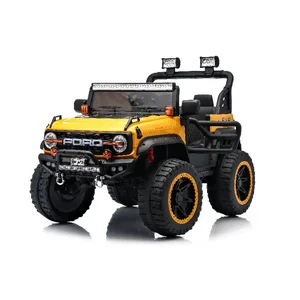 Driving Four-wheel Electric Car Toys for Boys Ride-on Cars 12v With Remote Control and Bluetooth