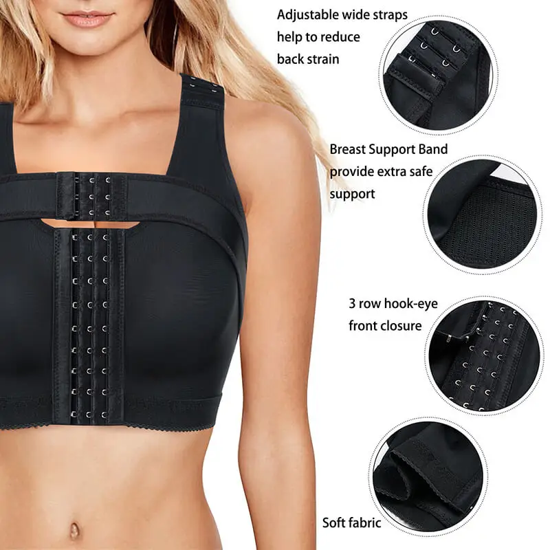 Brabic Custom Post Surgery Compression Post Op Bra After Operation ...