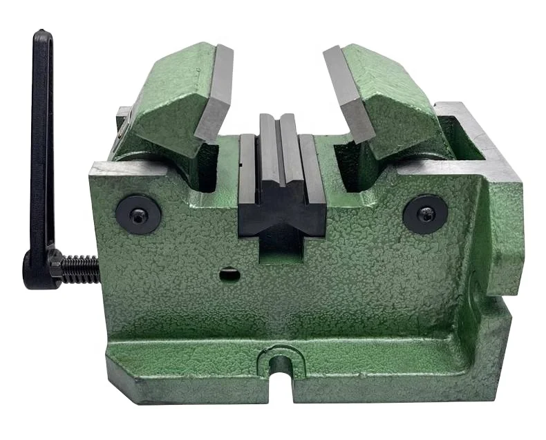 TEBAK Universal V-Type Machine Vice Circular Vise Clamp V-Shaped Round Table Vise for CNC Machine Tools