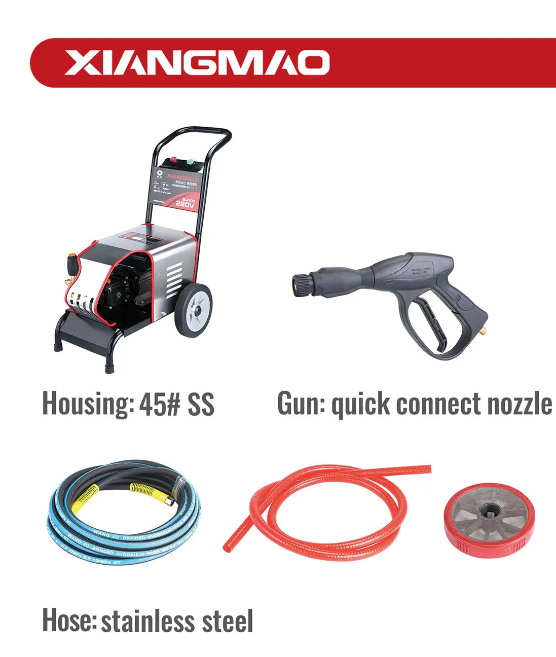 1012 2.2kw 100bar Small Portable Smart Modern Good Quality Heavy Duty