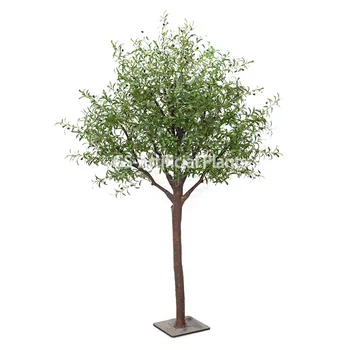 New fashion party event olive tree artificial plant large wood tree trunk green artificial olive tree