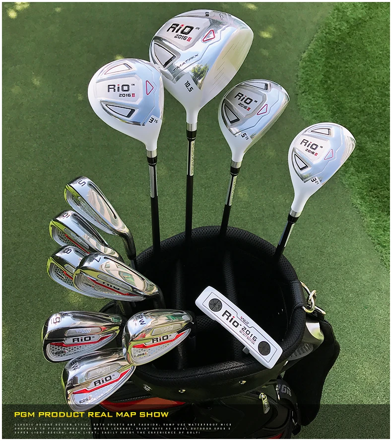 Pgm Rio Ii Series 12 Pcs Golf Clubs Complete Set For Man With Large