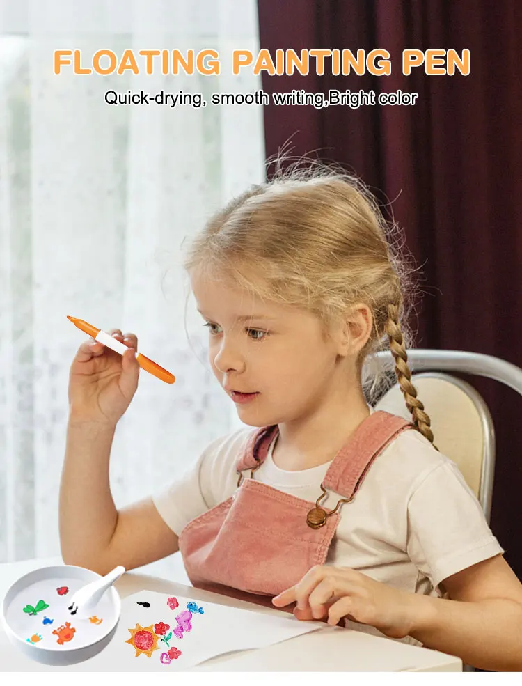 Khy Doodle Painting Pack Magic Drawing Pen With Spoon Water Floating