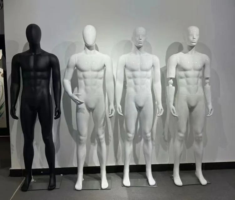 Plastic Full Body Male Dummies Life Size Sex Dolls Mannequins