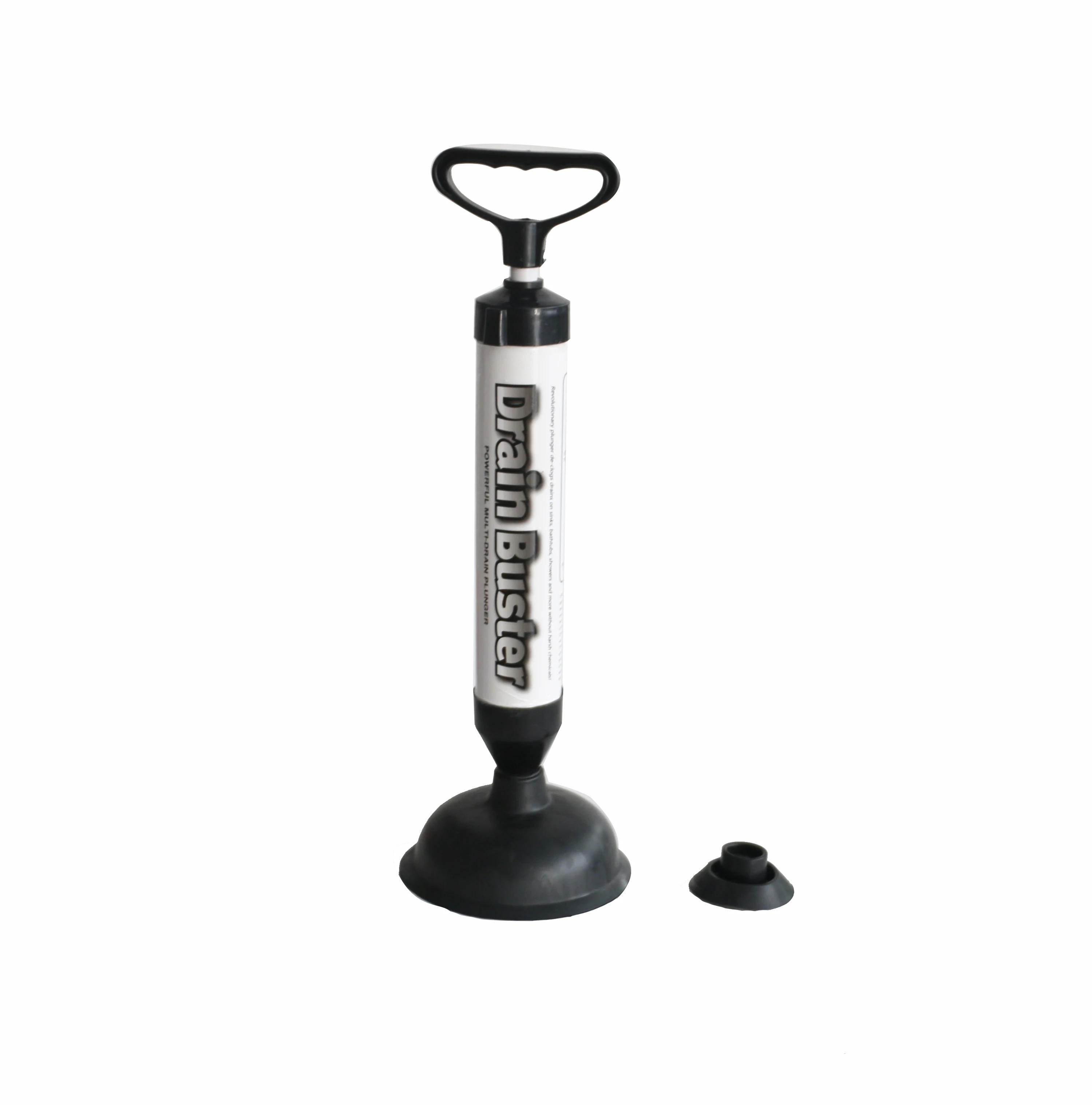 High Pressure Powerful Pump Multi-Drain Plunger Bathroom Toilet Shower Sinks (Black) Drain Unbloker