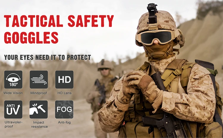 Gafas De Sol Militares De Alta Calidad,Lentes Tácticos De Google Para  Disparar,Venta Al Por Mayor - Buy Militar Gafas,Táctico Gafas,Táctica De  Google Product on Alibaba.com