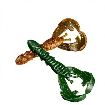 Hot Sale 1pc/Bag TPR Soft Fishing Lure Lobster Plastic Crawfish Bait Prawn Lures 4cm/0.45g Saltwater Fish River Fishing Marlin – Soft Lure – view 2