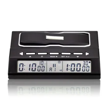 LCD clock with large screen display convenient use game international on the desktop home decor digital chess clock