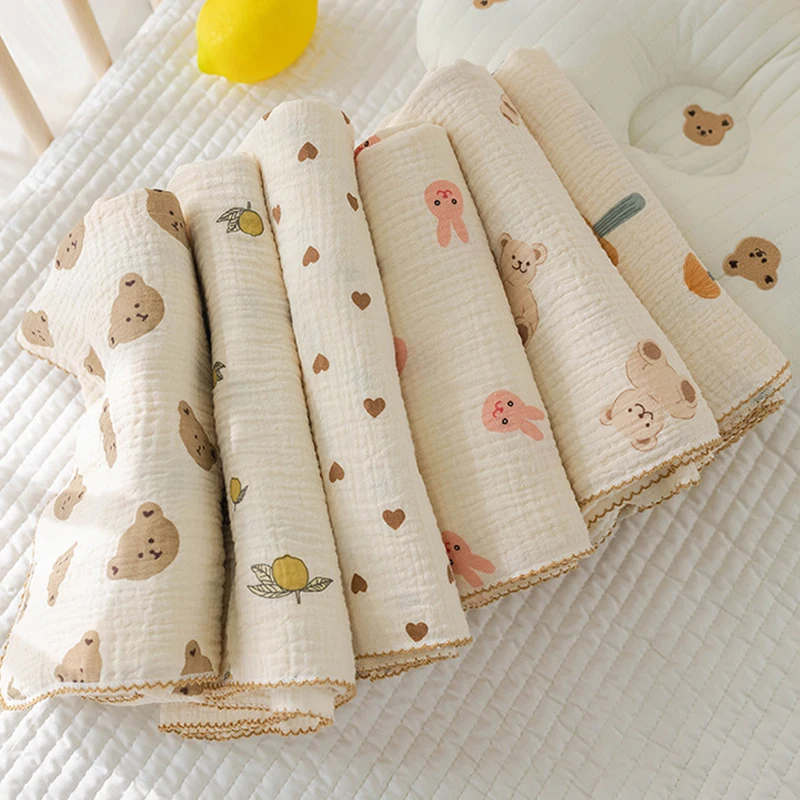 Super Soft Breathable 100% Cotton Swaddle Baby Muslin Blanket